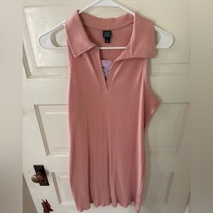 Wild Fable Pink Collared Dress